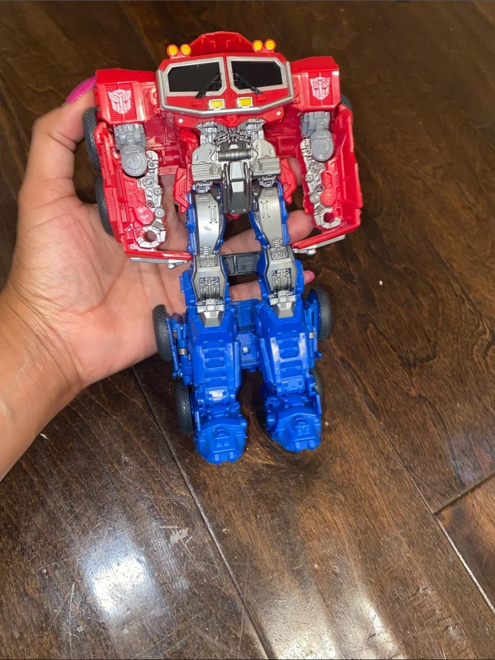 Red & Blue Robot Action Figure - Kids Toys